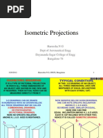 Isometric Projections: Hareesha N G Dept of Aeronautical Engg Dayananda Sagar College of Engg Bangalore-78