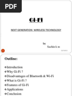 Gi-Fi: Next Generation Wireless Technology