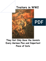 German Traitors in WW2 They Not Only Gave The Soviets Every German Plan and Important Piece of Data German Traitors Also Sabotaged Every Major Ope