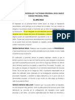 Sujetos Procesales en El Nuevo Codigo Procesal Penal Peruano