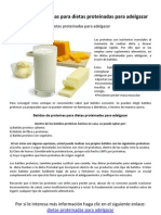 Batidos de Proteínas para Dietas Proteinadas para Adelgazar