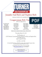 Turner For NY - 3/29/2012 at The Home of Jennifer Saul Rich