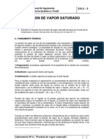 Lab Oratorio Numero 6 Presion de Vapor Saturado Ultimo Informe