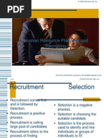 Human Resource Planning and Recruiting Arjya Chakravarty