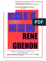 Acerca de Los Dos San Juan Rene Guenon