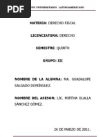 Derecho Fiscal