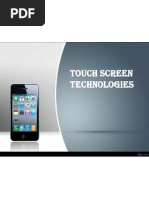 Touch Screen Technologies