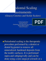 Periodontal Scaling Instruments-Lecture 3