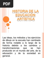 Historia de La Educacion Artistica