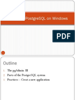 Managing Postgresql On Windows