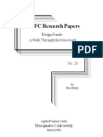 MAFC Research Papers: Hedge Funds: A Walk Through The Graveyard