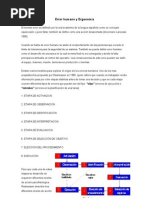 Error Humano y Ergonomía