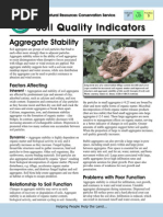 Aggregate Stability SQ Physical Indicator Sheet