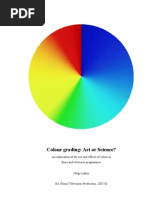 Colour Grading - Art or Science