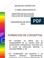 Formación de Conceptos