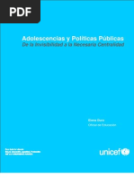 Adolescencias y Politicas Publicas