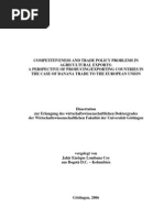 2006 Lombana Competitiveness and Trade Policy Problems in Agricultural Exports: A PERSPECTIVE OF PRODUCING/EXPORTING COUNTRIES IN THE CASE OF BANANA TRADE TO THE EUROPEAN UNION