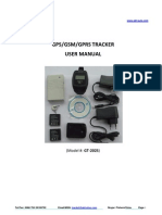 Gps/Gsm/Gprs Tracker User Manual: (Model #: GT-202S)