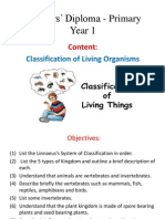 Classification of Living Organisms