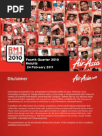 Air Asia Financial Result 2010