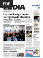 Los Médicos Ya Tienen Su Registro de Objeción: Cuenca