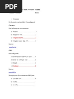 Sample Sovereign Risk Scoring Model