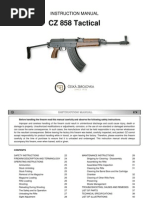 Instruction Manual CZ 858 TACTICAL