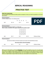 Numeric A Reasoning Practice