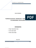 Comercialización, Reparación y Mantenimiento de Radiadores Vehiculares