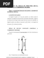 .Piezas de Directriz Recta Sometidas A Compresión - Pilares