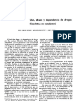 USo, Abuso y Dependecia de Drogas