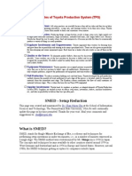 Practical Procedure For Reducing Setup Time