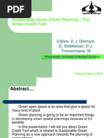 Sustainable Green Urban Planning Yosua