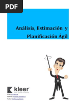 Análisis, Estimación y Planificación Ágil