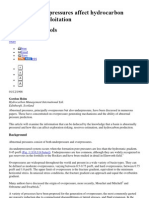 How Abnormal Pressures Affect Hydrocarbon Exploration