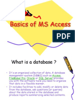 Basics of MS Access