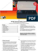 KH 967 Universal Battery Charger: Operating Manual