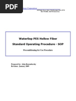 HF SOP - Preconditioning