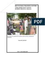 Final Agriculture Training Report 2007