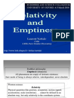 Relativity and Emptiness by Laurent Nottale - Oxford-4!3!10