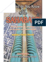 How Well Do You Know Sahabah R.A.