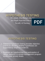 5040hypothesis Testing