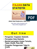 STATISTIK KESEHATAN - Slide V - Penyajian Data Statistik - 12 Apr 2012