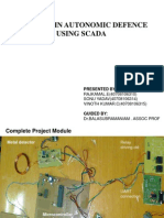 Security in Autonomic Defence Using Scada: Presented by