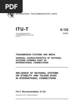 International Telecommunication Union: Recommendation