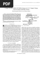 Brief Papers: A Super Cut-Off CMOS (SCCMOS) Scheme For 0.5-V Supply Voltage With Picoampere Stand-By Current