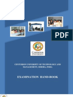 Cutm Examination Handbook