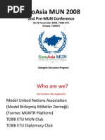 Euroasia Mun 2008: 2Nd Pre-Mun Conference