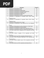 List of Tables S.No. Particulars Page No