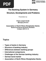 The Banking System in Germany